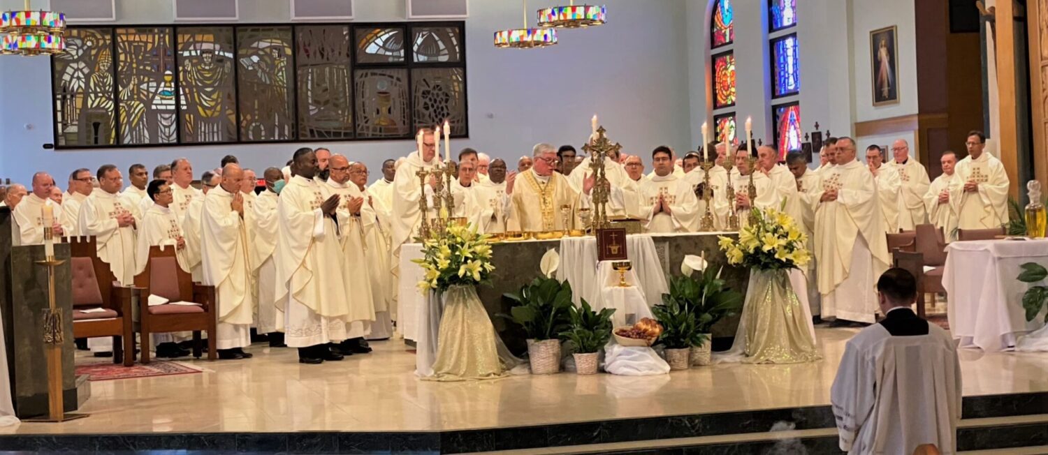 Chrism Mass: A Sign of Unity in Diocese - Diocese of Venice