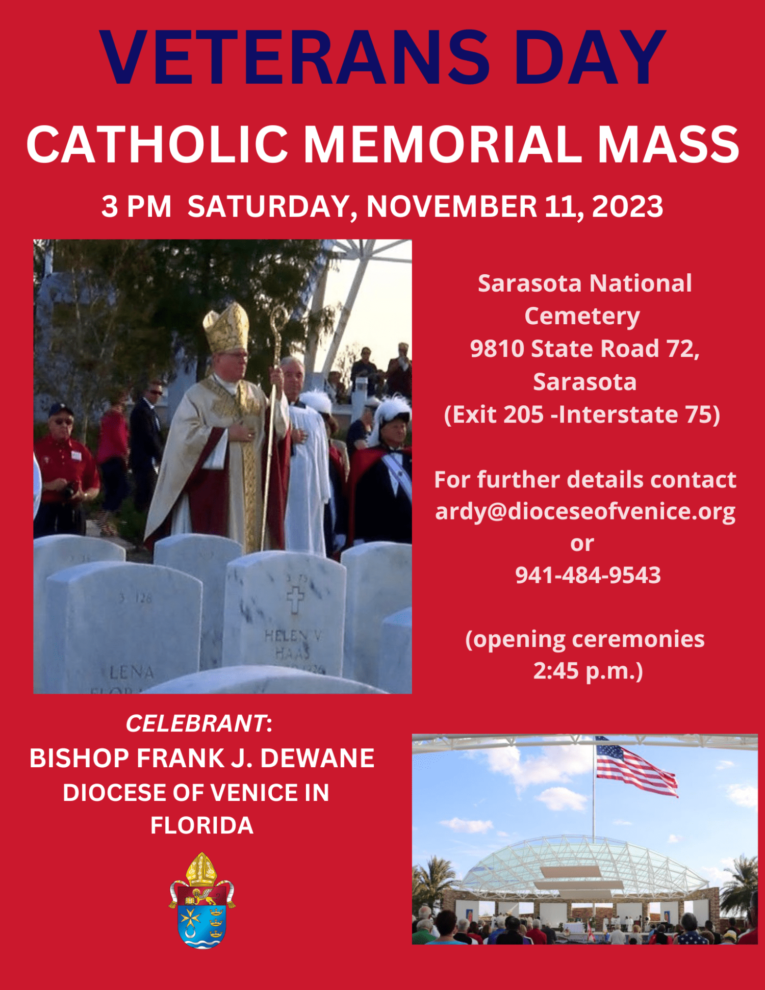 Catholic Mass in Honor of Veterans - Diocese of Venice